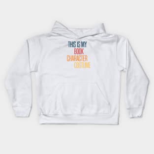 This Is My Book Character Costume Kids Hoodie